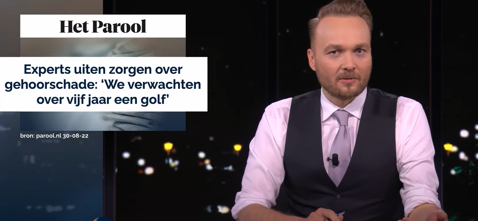 Arjen Lubach niet enthousiast over aanpak gehoorschade